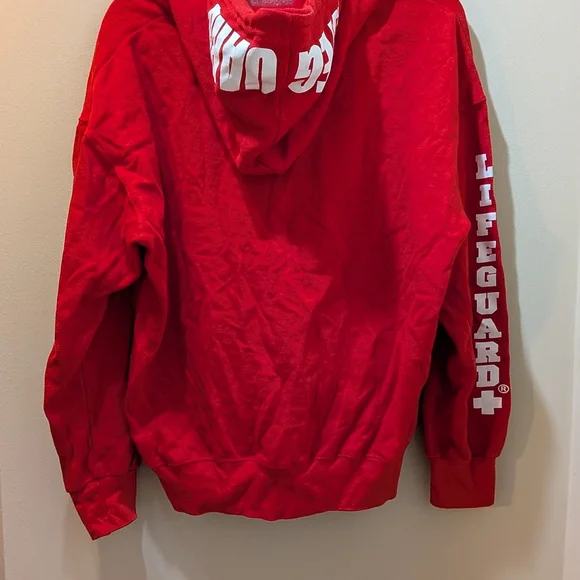 Red Lifeguard Men's Pullover - Picture 9 of 10